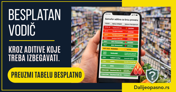 Besplatna tabela aditiva za kupovinu dalijeopasno.