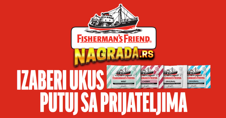 Fisherman’s Friend nagradna igra 2026: Putuj sa prijateljima