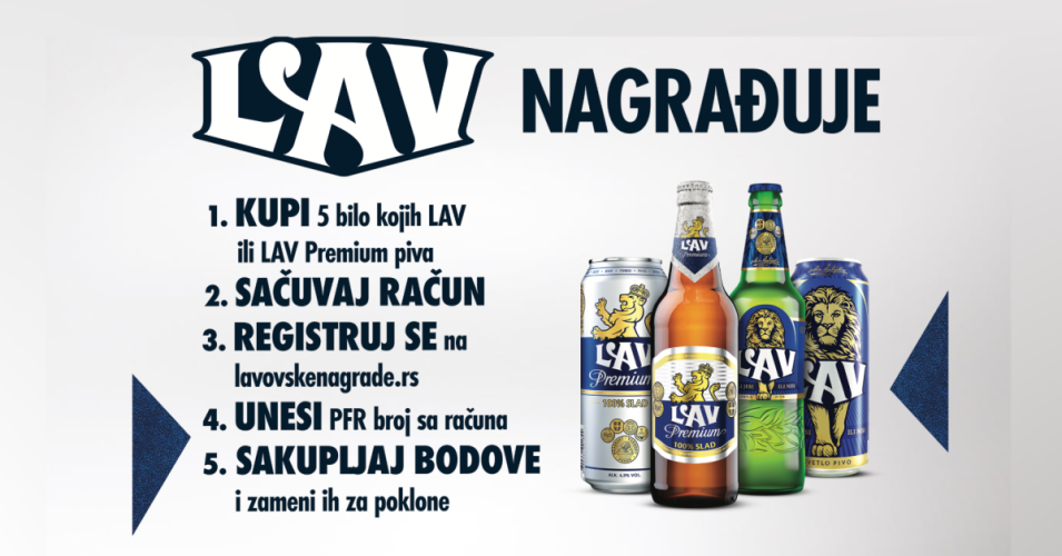 LAV nagradna igra 2026 – Osvoji auto i vredne nagrade