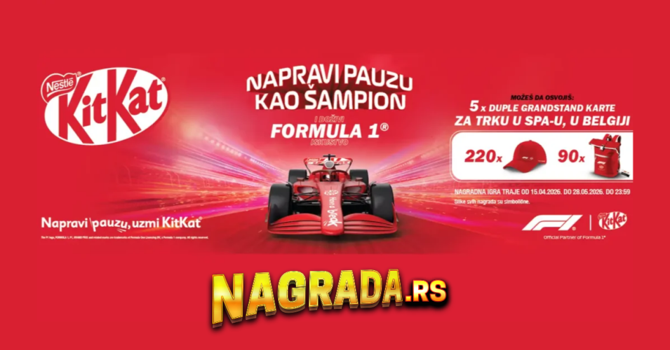 KitKat nagradna igra 2026: Napravi pauzu kao šampion!